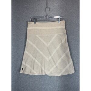 Lole Skirt Womens Small Chevron Stripe Stretch Pull On‎ Casual Organic Cotton